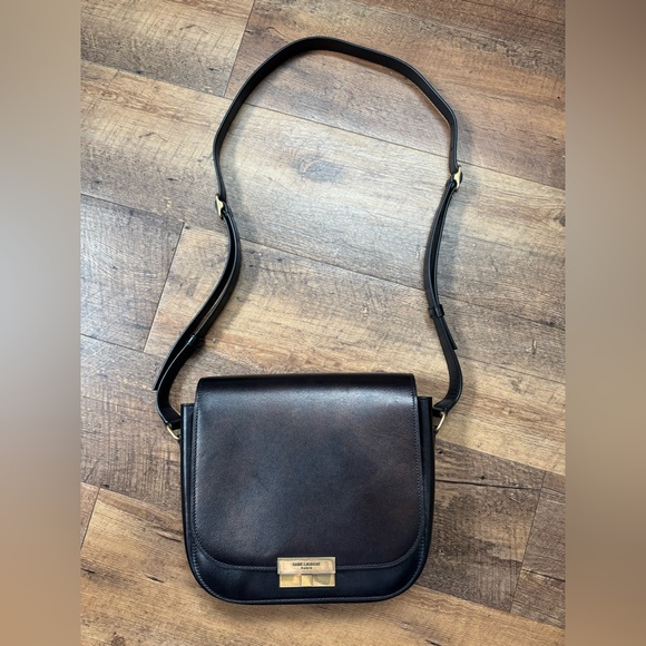 Saint Laurent Betty Crossbody Medium Black Leather Bag - Picture 1 of 12